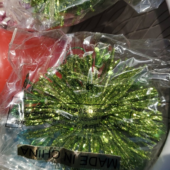 Colorful Sparkly Ornaments Set of 6. New. Home Interiors. Holiday - Picture 5 of 10